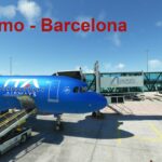 Atterraggio PERICOLOSO! | Flight Simulator - A320 - Palermo | Barcelona - GSX
