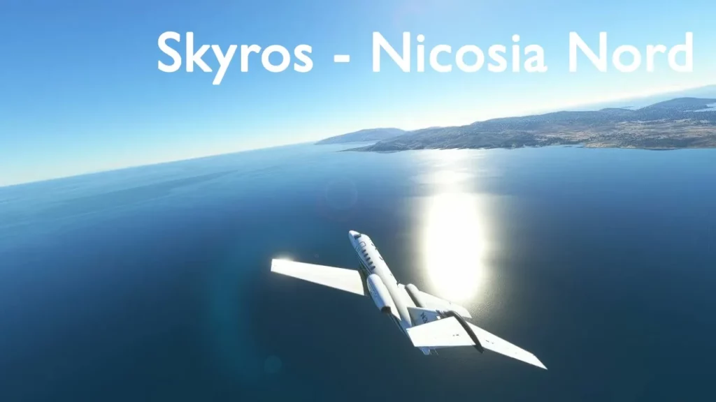 Zaark Airlines | da Skyros a Nicosia Nord - Cessna Citation CJ4